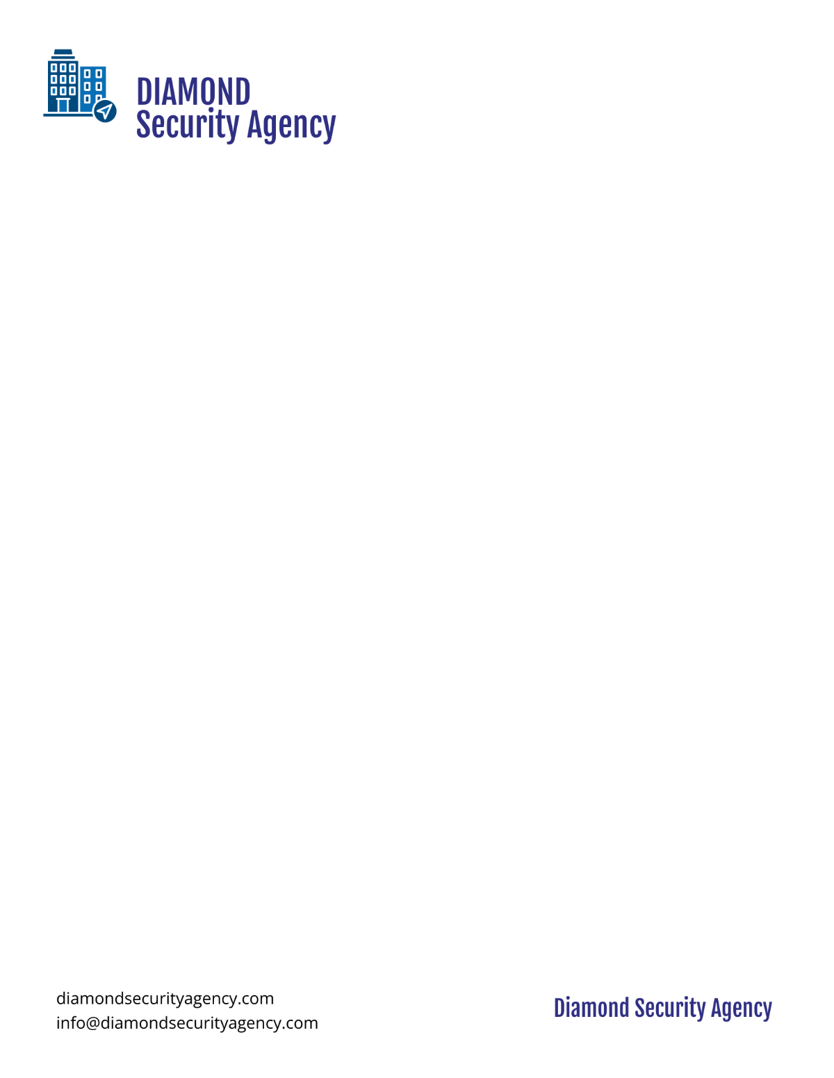 Free Security Company Letterhead Template