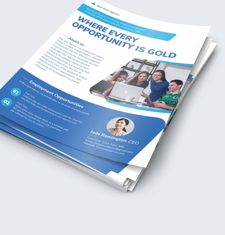 Employment Agency Flyer Template