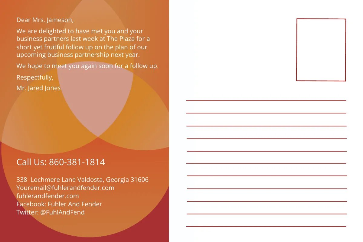 Free Advertising Postcard Template to Edit Online