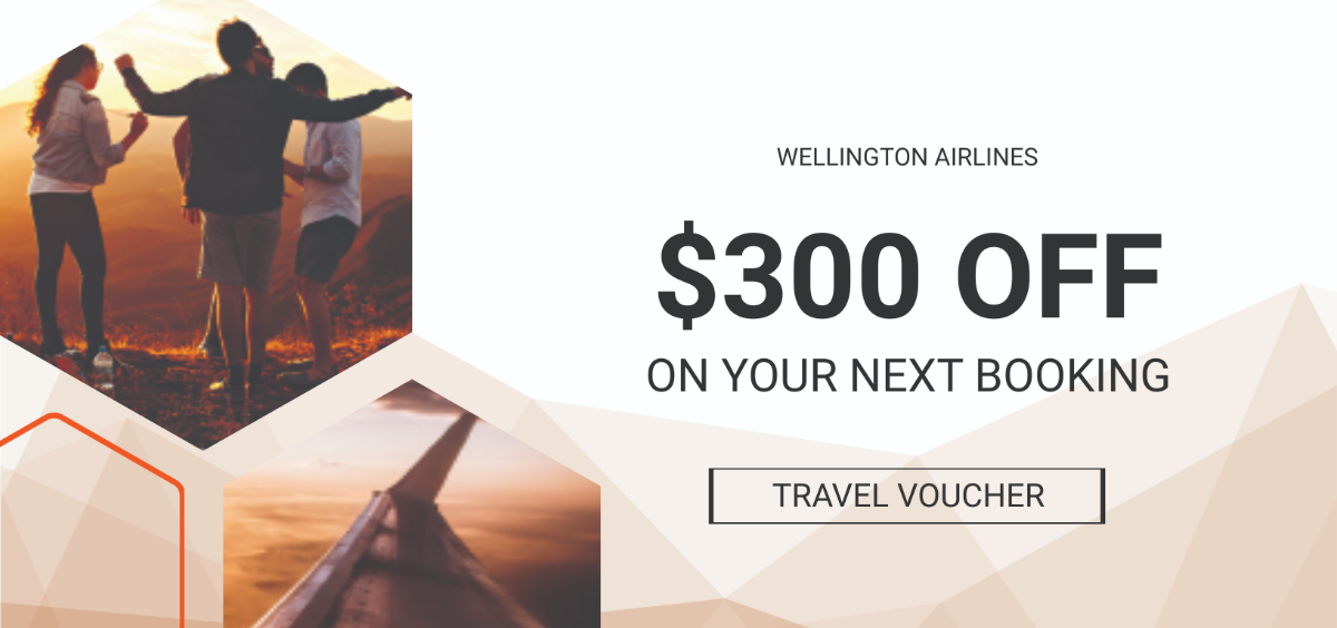 Airline Travel Voucher Template