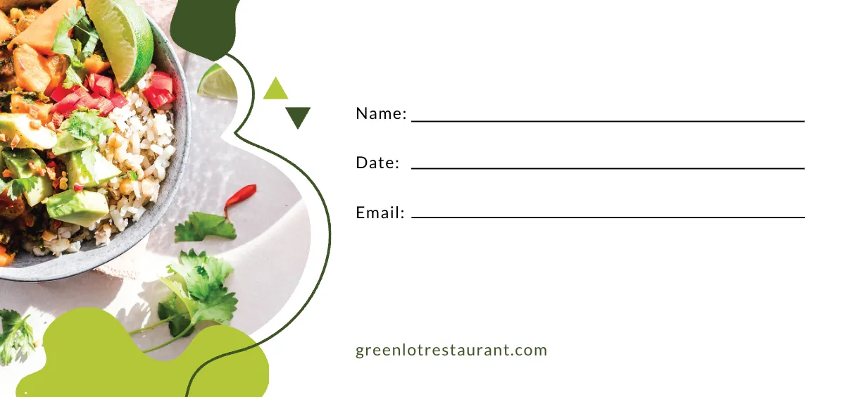 Free Editable Food Voucher Template to Edit Online