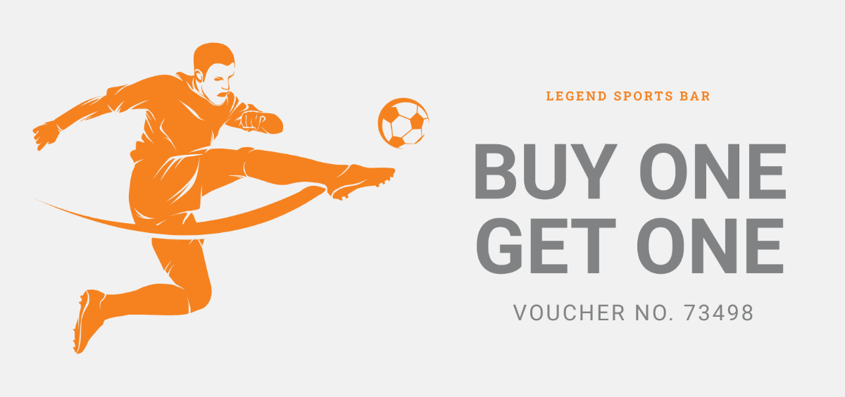 Football Gift Voucher Template - Edit Online & Download