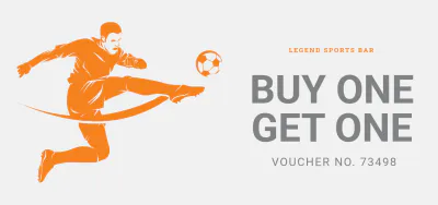 Free Football Gift Voucher Template to Edit Online