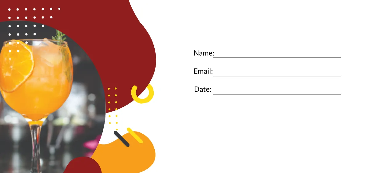 Free Drink Food Voucher Template to Edit Online