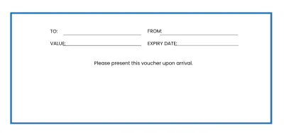 Free Golf Gift Voucher Template to Edit Online