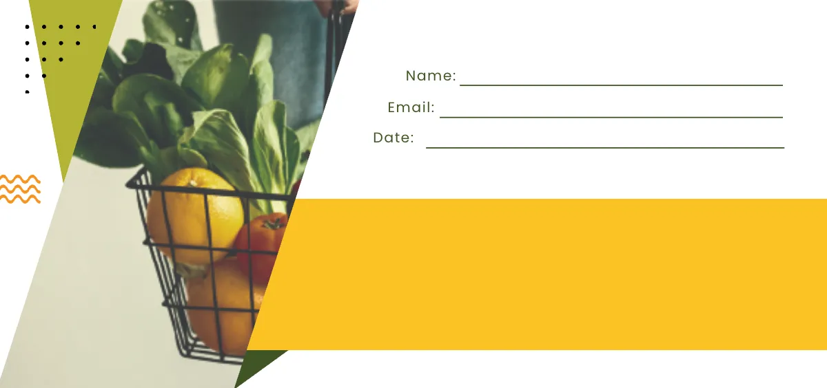 Free Grocery Food Voucher Template to Edit Online