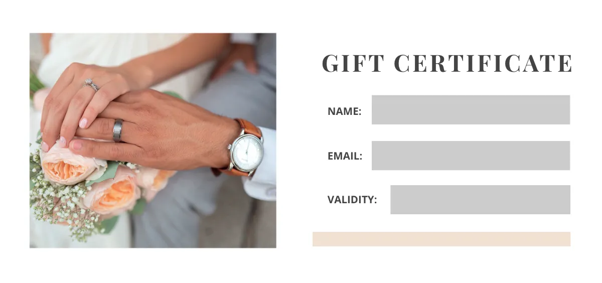 Free Photography Gift Voucher Template to Edit Online