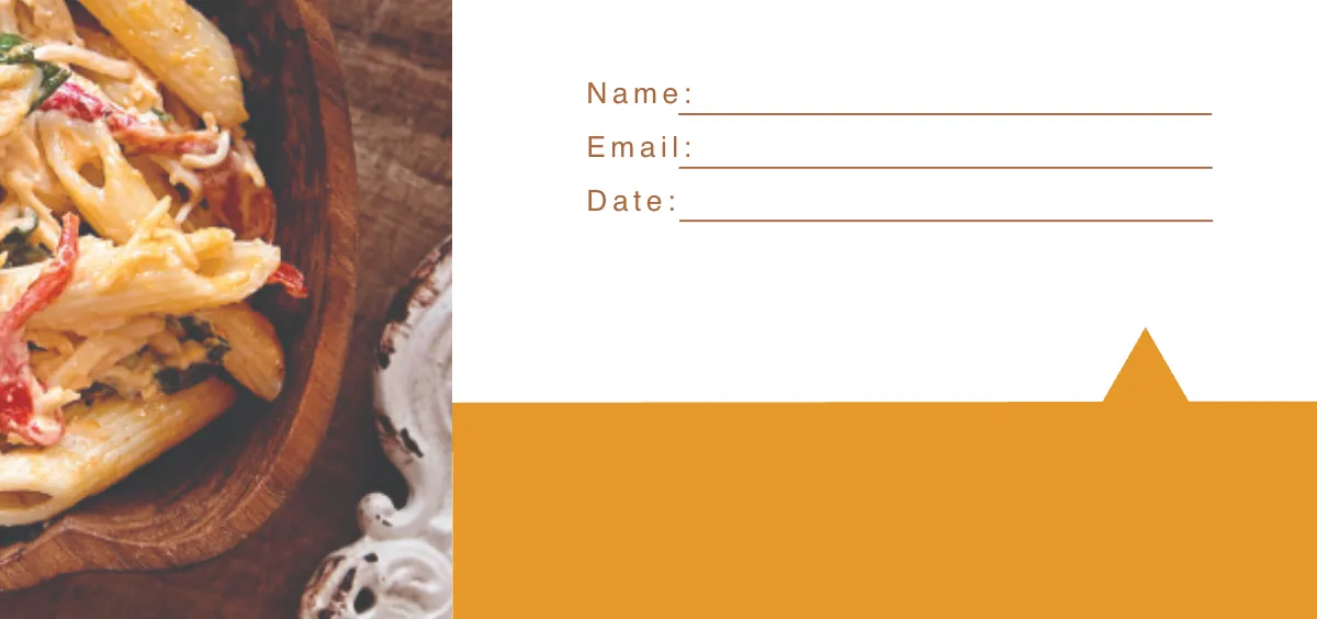 Free Simple Food Voucher Template to Edit Online