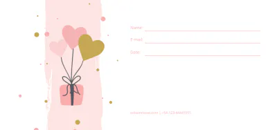 Free Valentines Gift Voucher Template to Edit Online