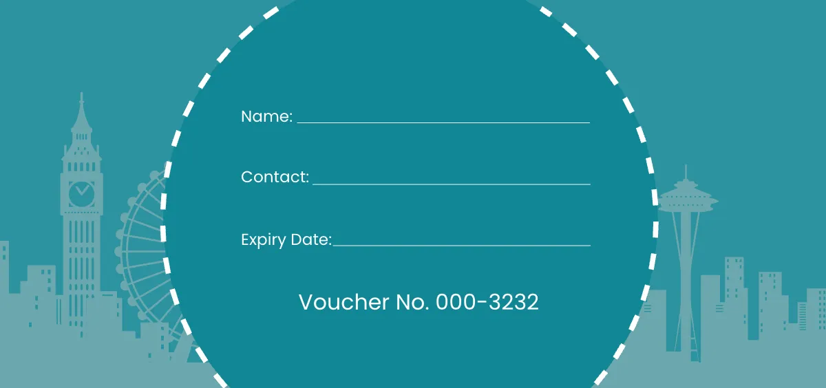 Free $100 Travel Voucher Template to Edit Online