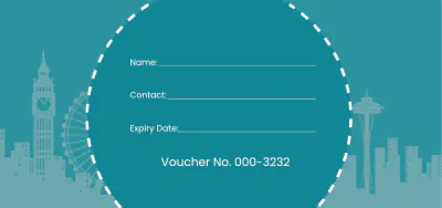 Free $100 Travel Voucher Template to Edit Online
