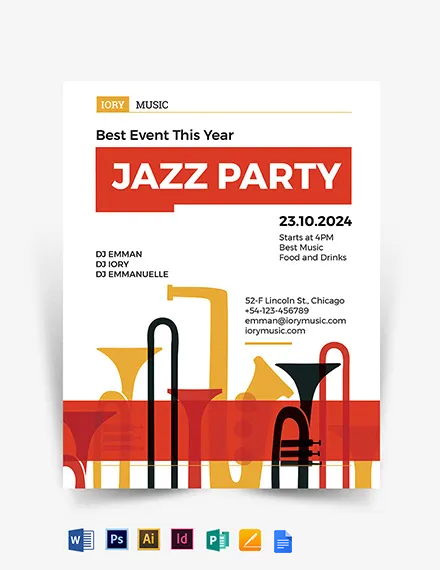 P.LV JAZZ FLYERS