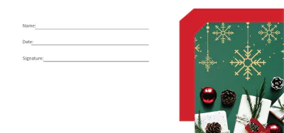 Free Blank Christmas Voucher Template to Edit Online