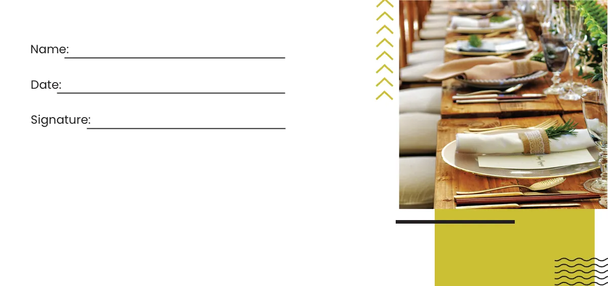 Free Catering Food Voucher Template to Edit Online