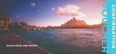 Free Hotel Confirmation Voucher Template to Edit Online