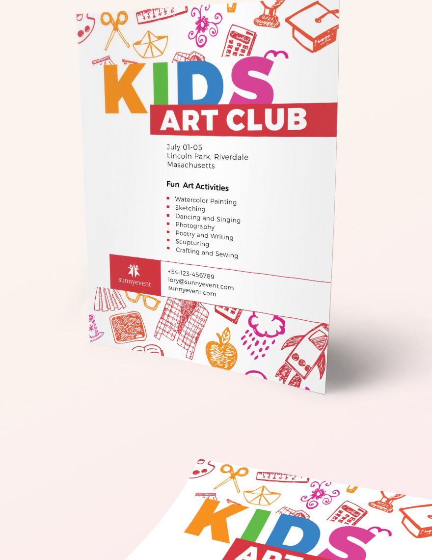 Kids Club Flyer Template