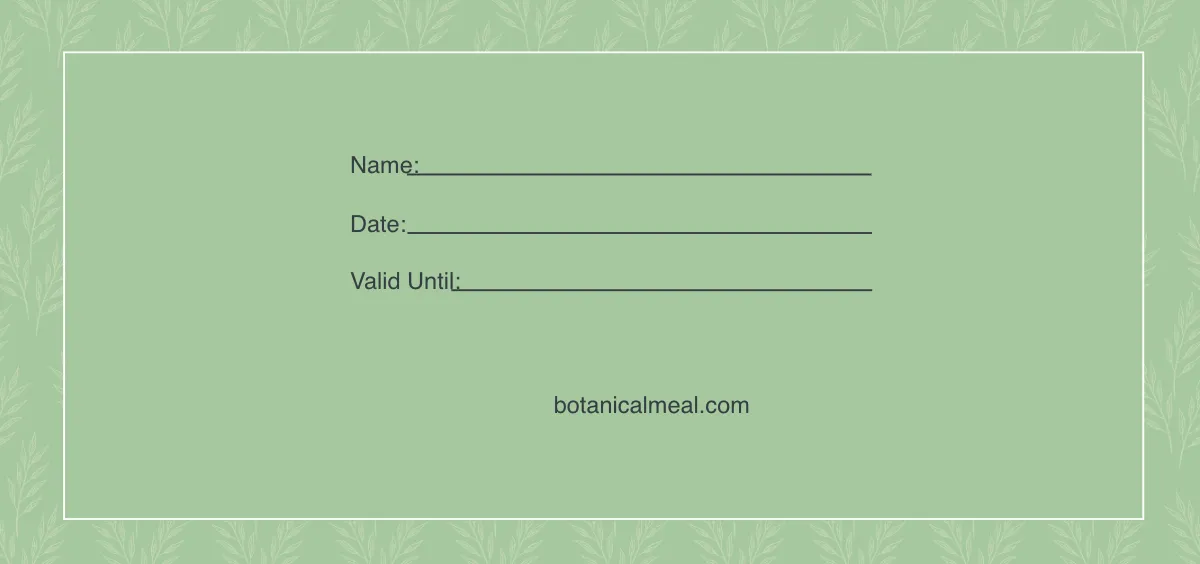 Free Meal Discount Voucher Template to Edit Online