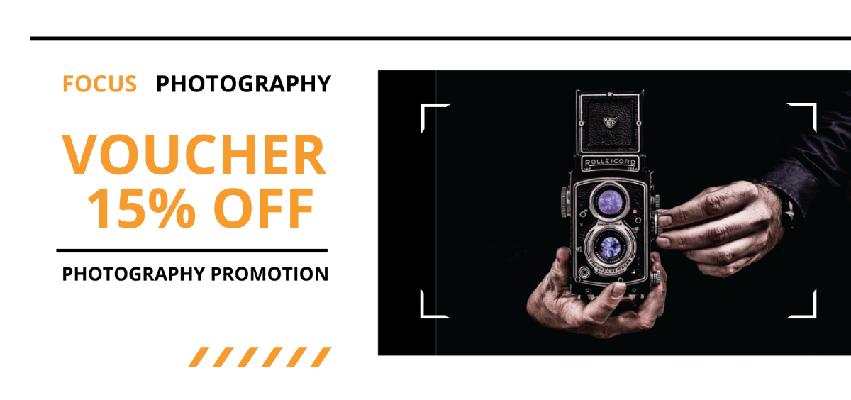 Photography Promotion Voucher Template