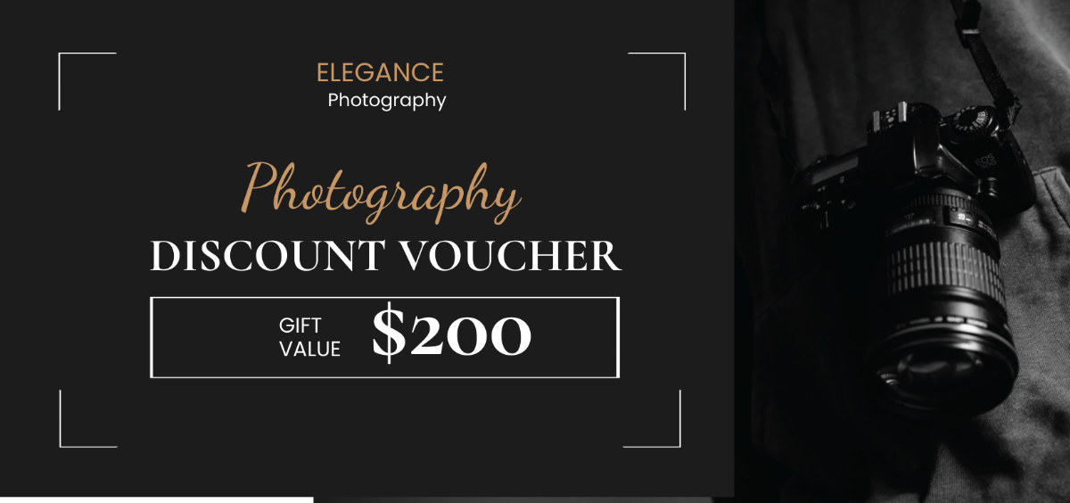 Free Sample Photography Voucher Template