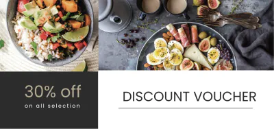Free Simple Restaurant Voucher Template to Edit Online