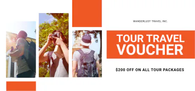 Free Tour Travel Voucher Template to Edit Online