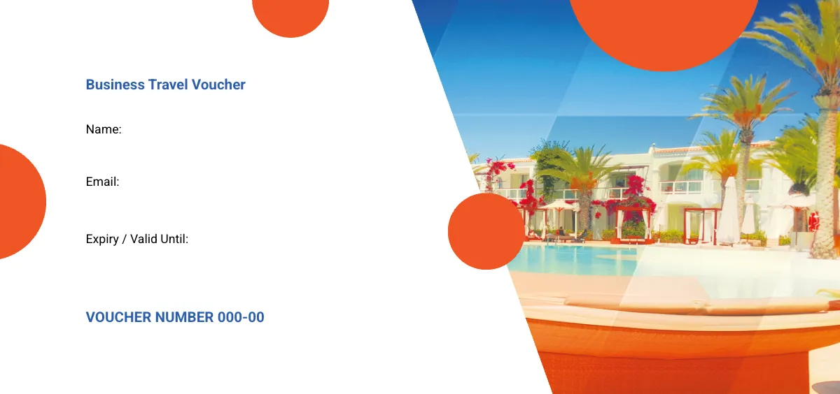 Free Vacation Travel Voucher Template to Edit Online