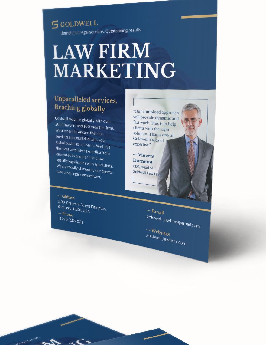 Law Firm Marketing Flyer
