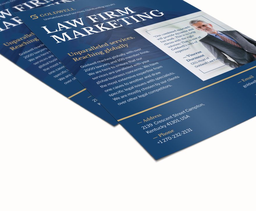 Law Firm Marketing Flyer Template