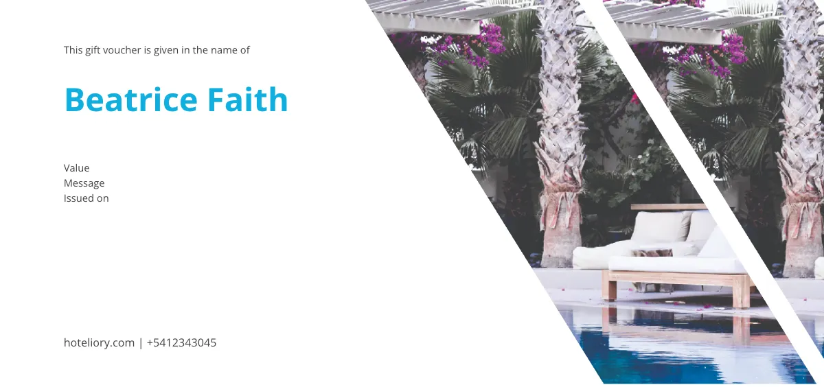 Free Business Center Hotel Voucher Template to Edit Online