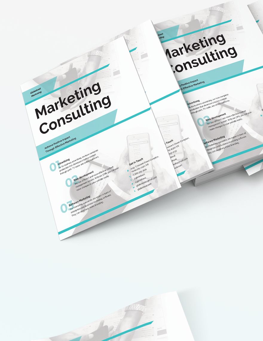 Business Marketing Consultant Flyer Template