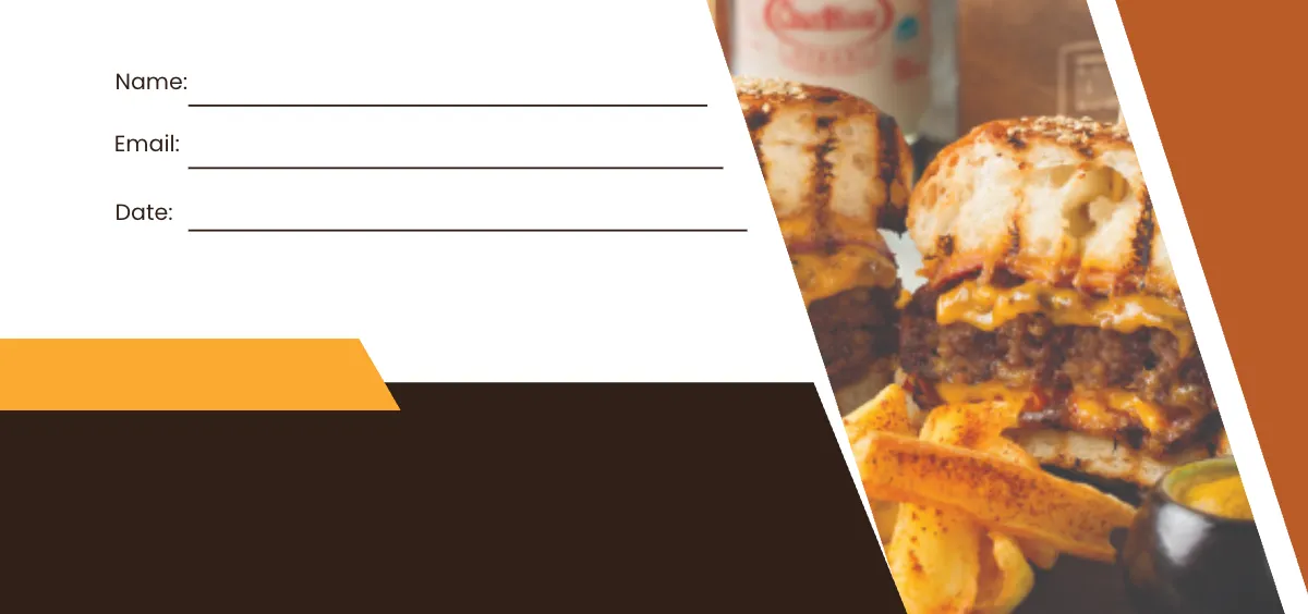 Free Meal Food Voucher Template to Edit Online