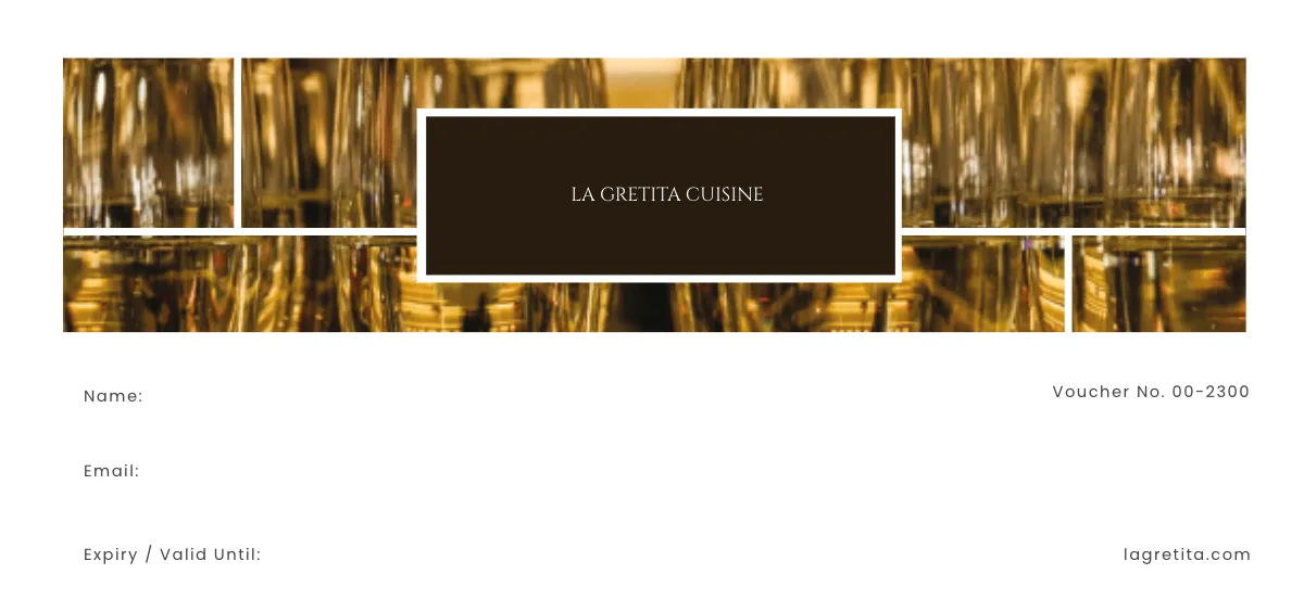 Free Restaurant Drink Voucher Template to Edit Online