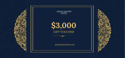 Free Hotel Wedding Gift Voucher Template to Edit Online