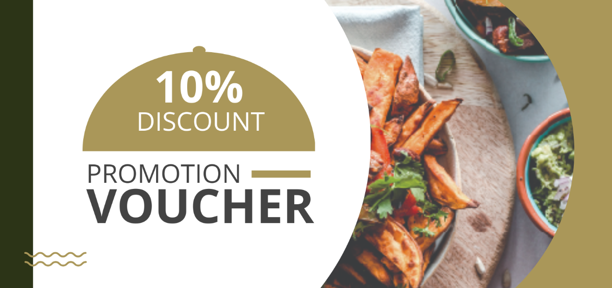 Restaurant Promotion Voucher Template - Edit Online & Download