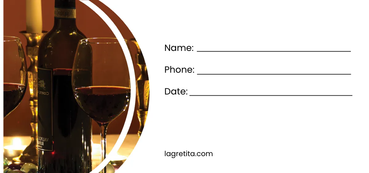 Free Restaurant Wine Voucher Template to Edit Online