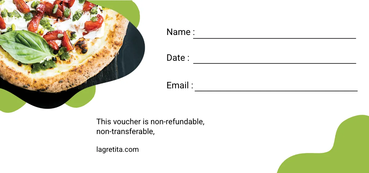 Free Sample Restaurant Voucher Template to Edit Online