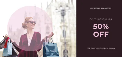 Free Sample Shopping Voucher Template to Edit Online