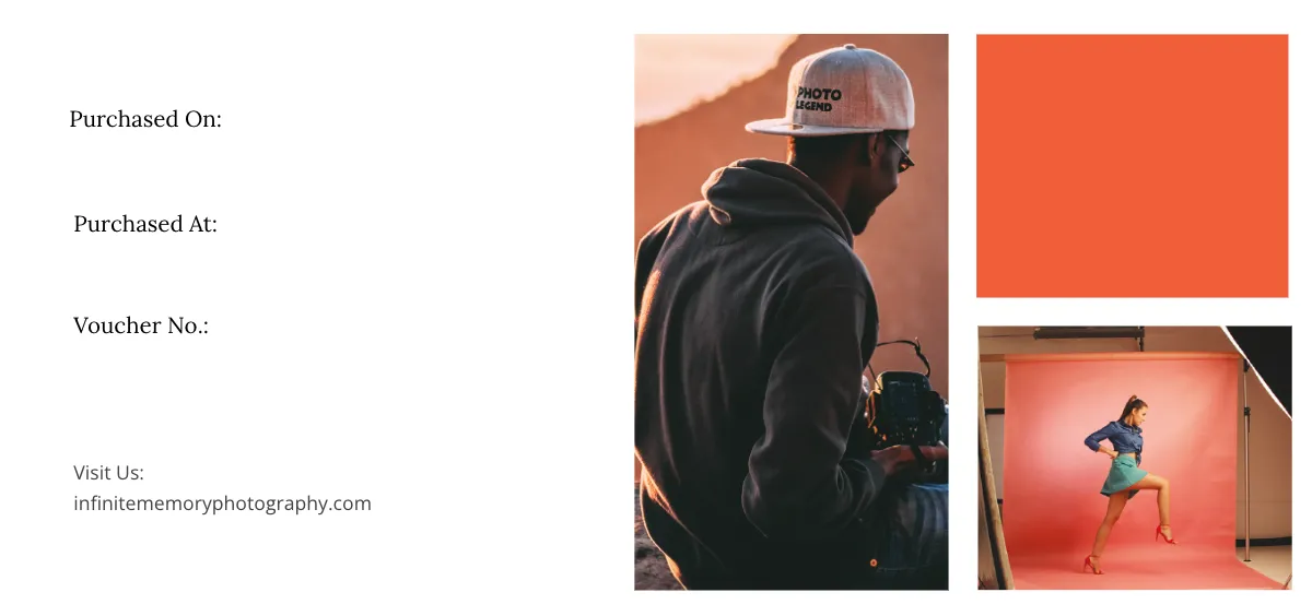 Free Photoshoot Photography Voucher Template to Edit Online