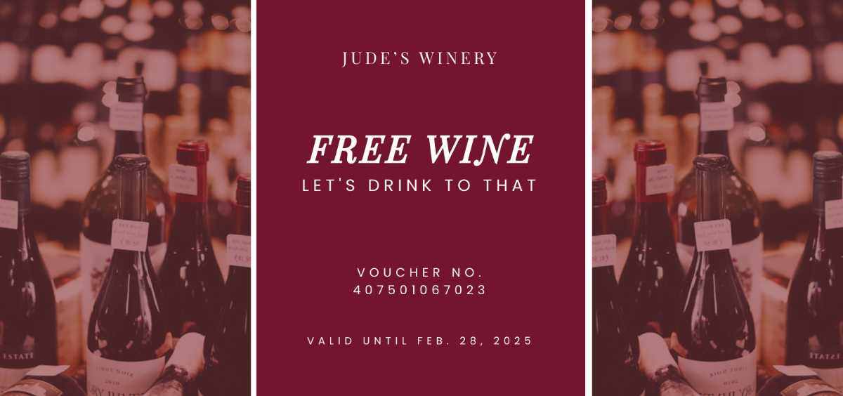 Private Wine Voucher Template - Edit Online & Download