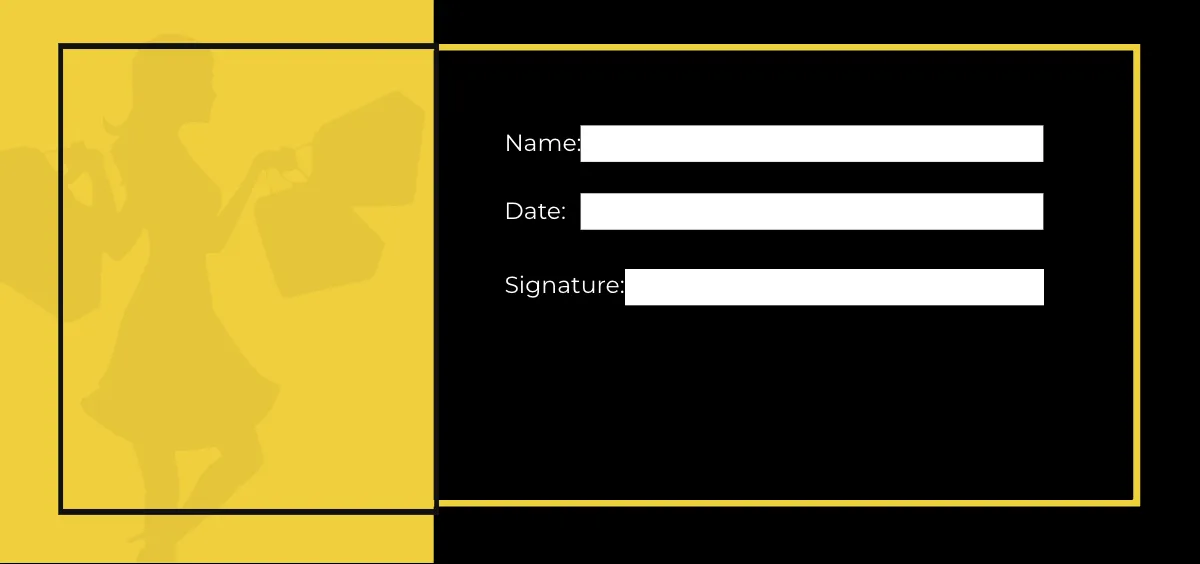 Free Shopping Gift Card Voucher Template to Edit Online