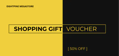 Free Shopping Gift Card Voucher Template to Edit Online