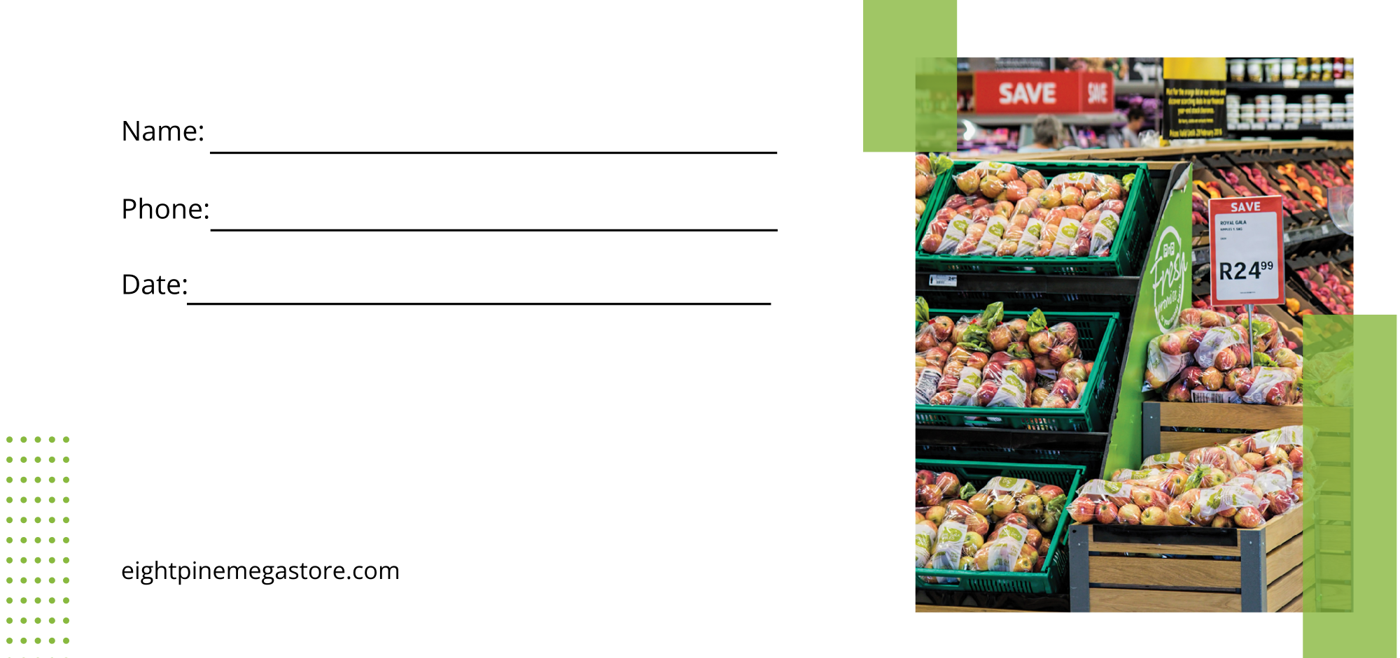 Free Supermarket Shopping Voucher Template to Edit Online