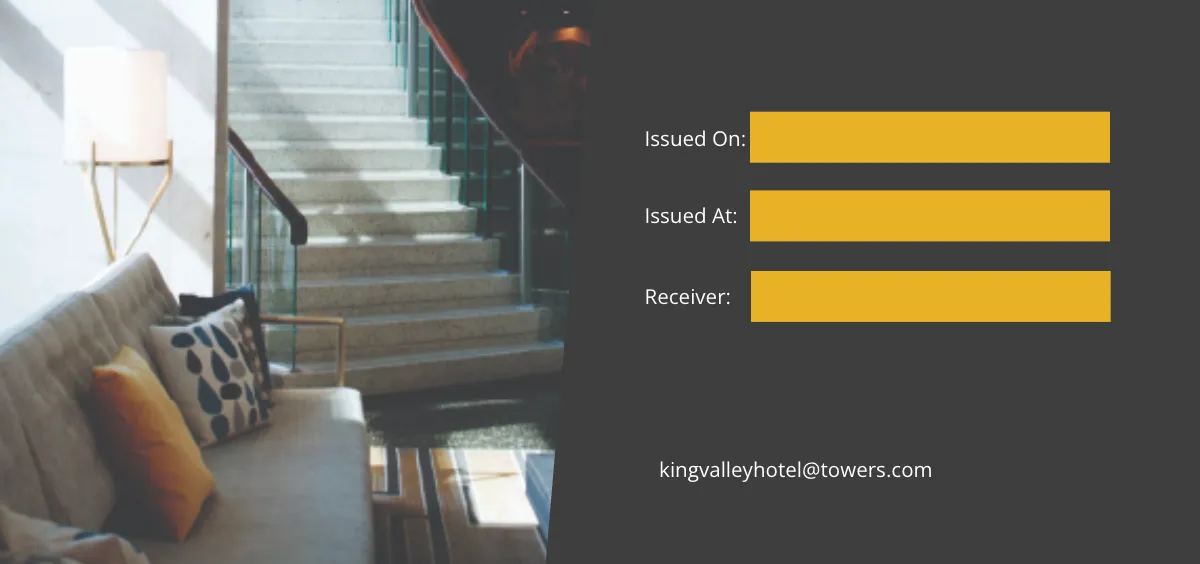 Free Conference Hotel Voucher Template to Edit Online