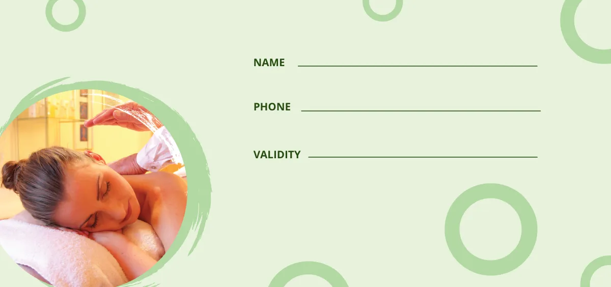 Free Editable Spa Voucher Template to Edit Online
