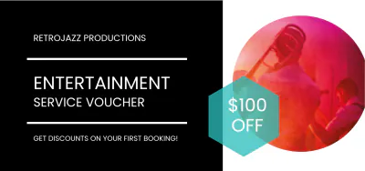 Free Entertainer Service Voucher Template to Edit Online
