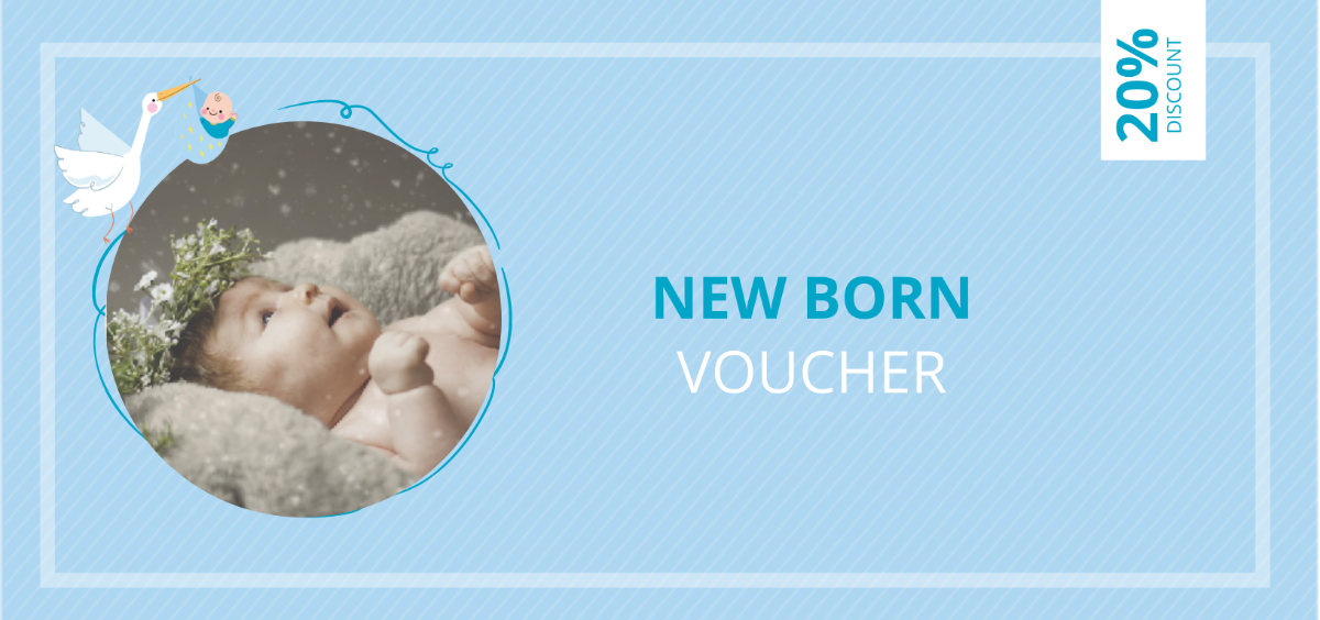 Newborn- Baby Photography Voucher Template - Edit Online & Download