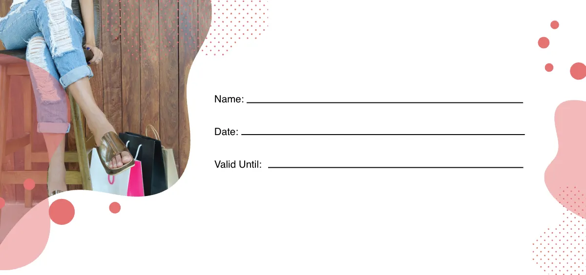 Free Printable Shopping Voucher Template to Edit Online