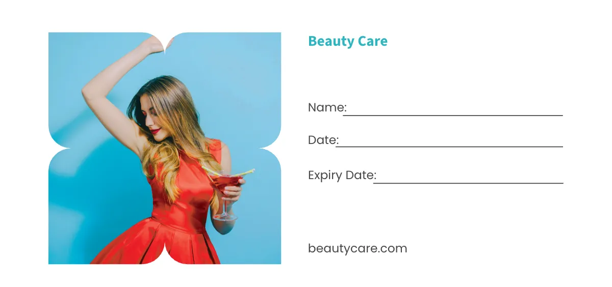Free Sample Beauty Voucher Template to Edit Online