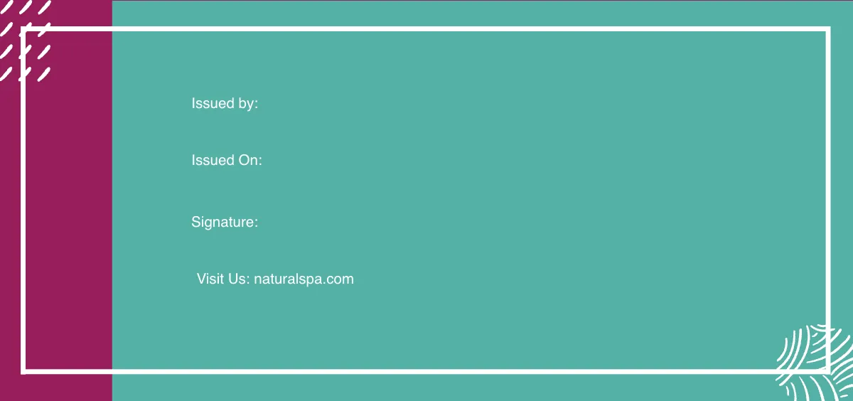 Free Spa Massage Voucher Template to Edit Online