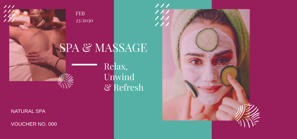 Spa Massage Voucher Template - Edit Online & Download